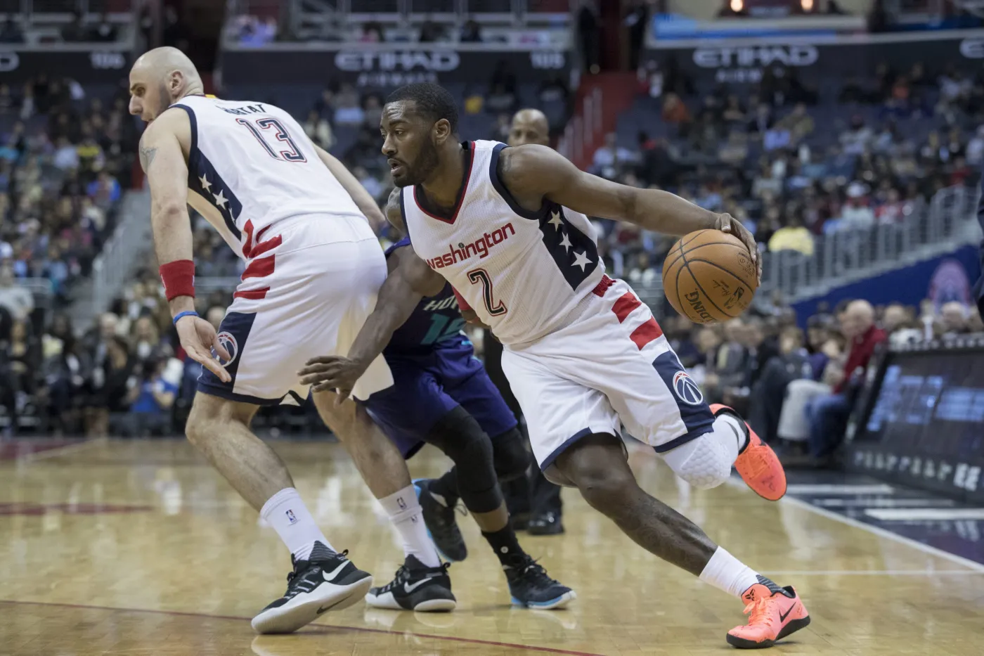 John Wall i Marcin Gortat