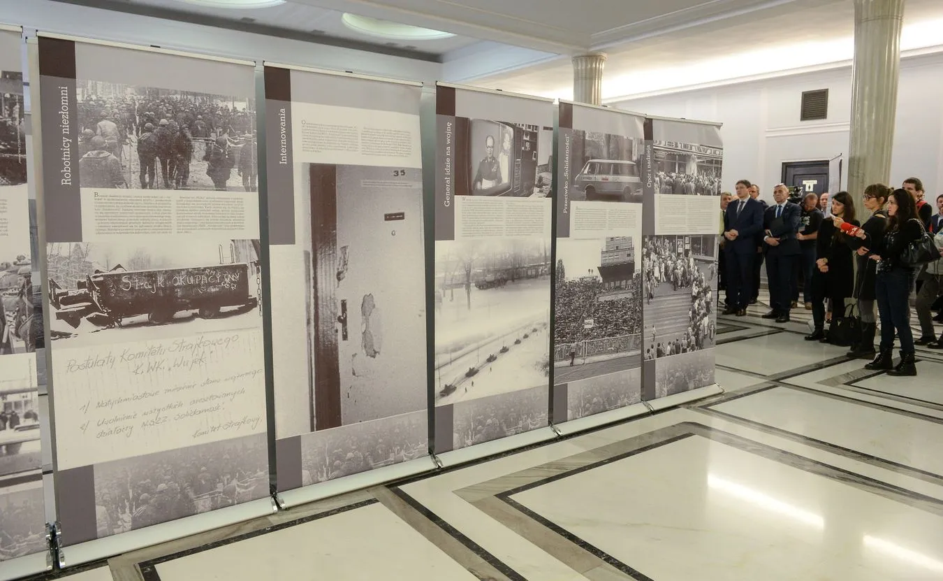 Wystawa "Kopalnia strajkuje. Strajk i pacyfikacja kopalni Wujek 13-16 grudnia 1981 r." w Sejmie
