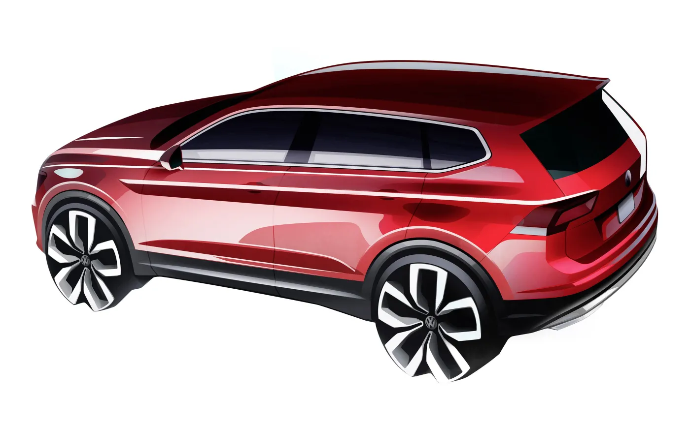 Allspace, czyli nowy model Volkswagena większy niż tiguan [PIERWSZE FOTO]