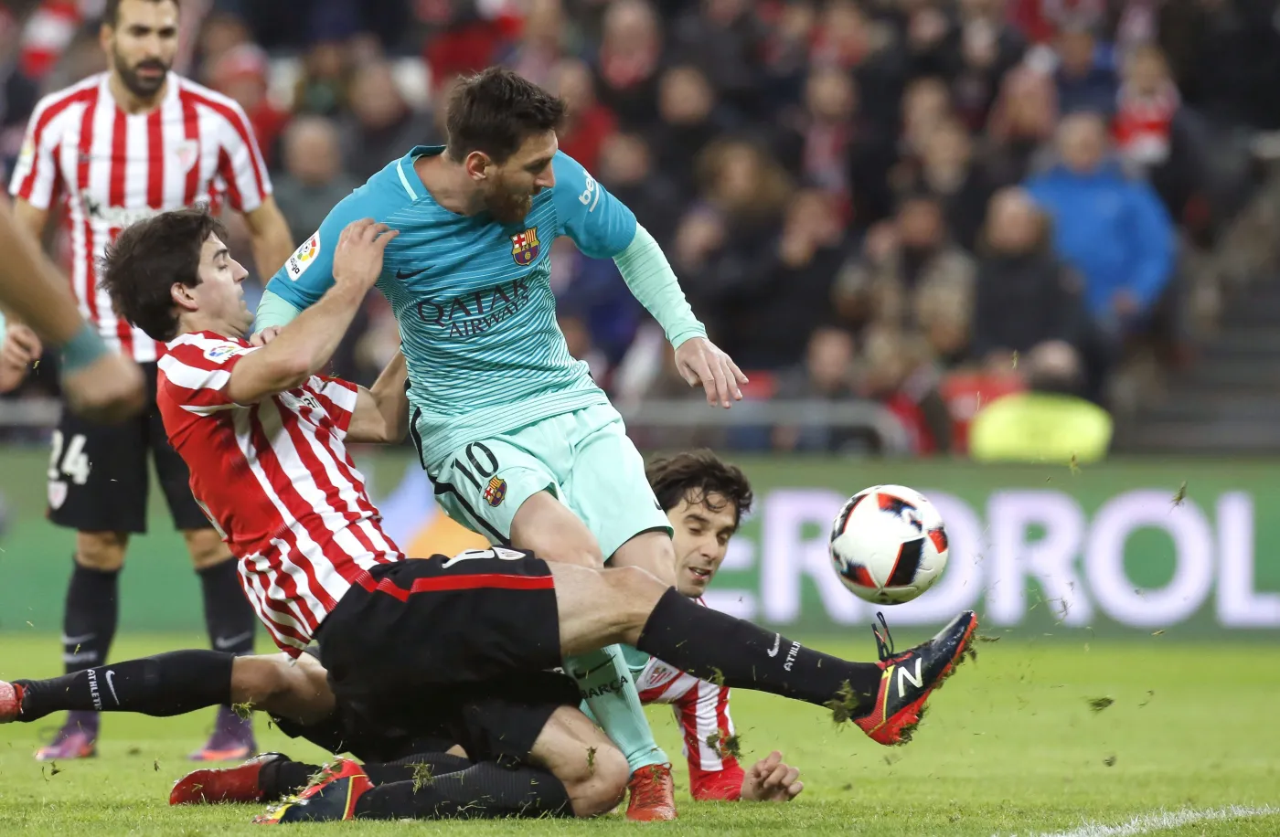 Leo Messi i Mikel San Jose