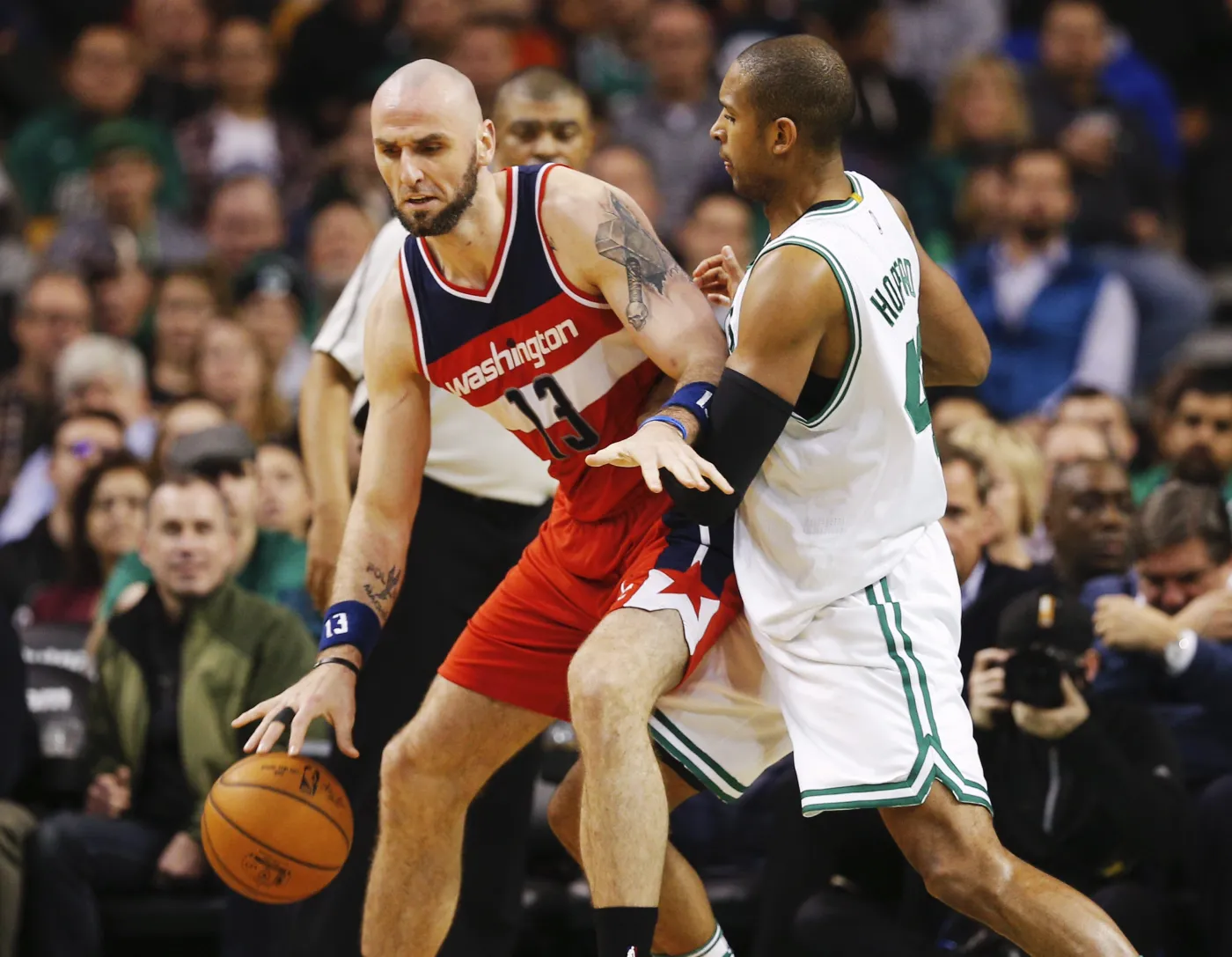 Al Horford i Marcin Gortat 