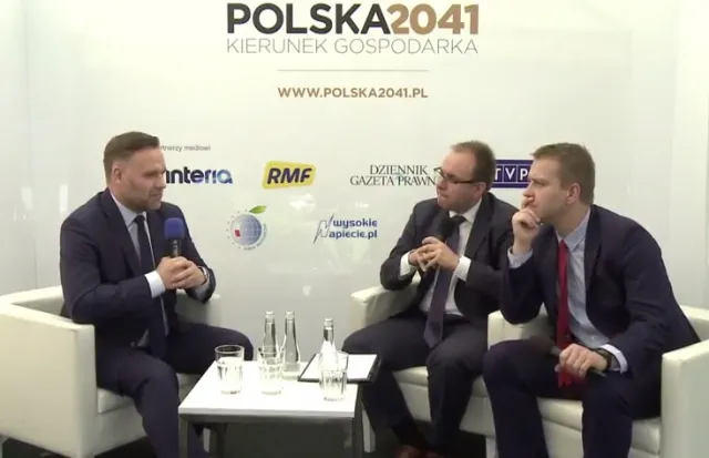 Dawid Jackiewicz w Krynicy m.in. o współpracy spółek Skarbu Państwa