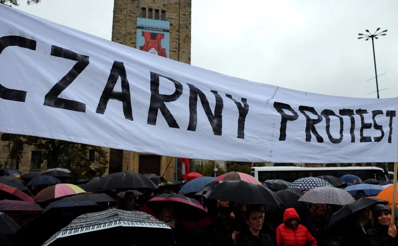 Czarny protest w Poznaniu