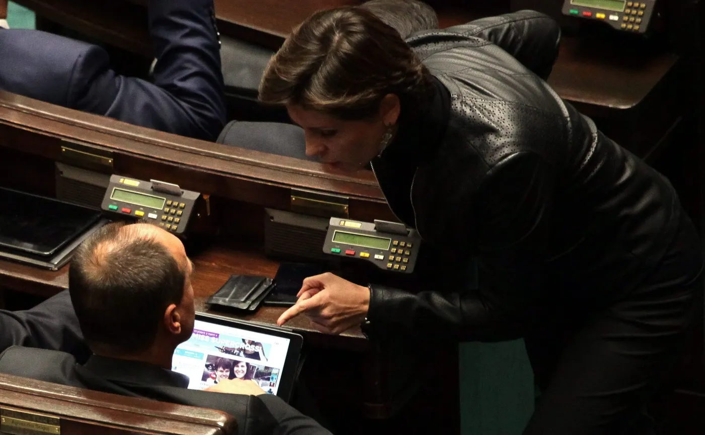 Anna Mucha i Paweł Kukiz 