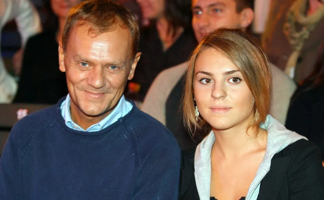 Donald Tusk z córką Kasią