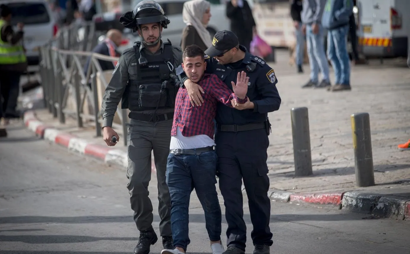 Izraelska policja w akcji