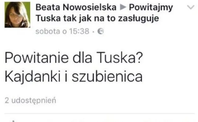 Urzędniczka z ministerstwa środowiska: Powitanie dla Tuska? Kajdanki i szubienica. Resort wydał OŚWIADCZENIE