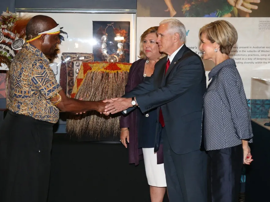 Julie Bishop; Mike Pence