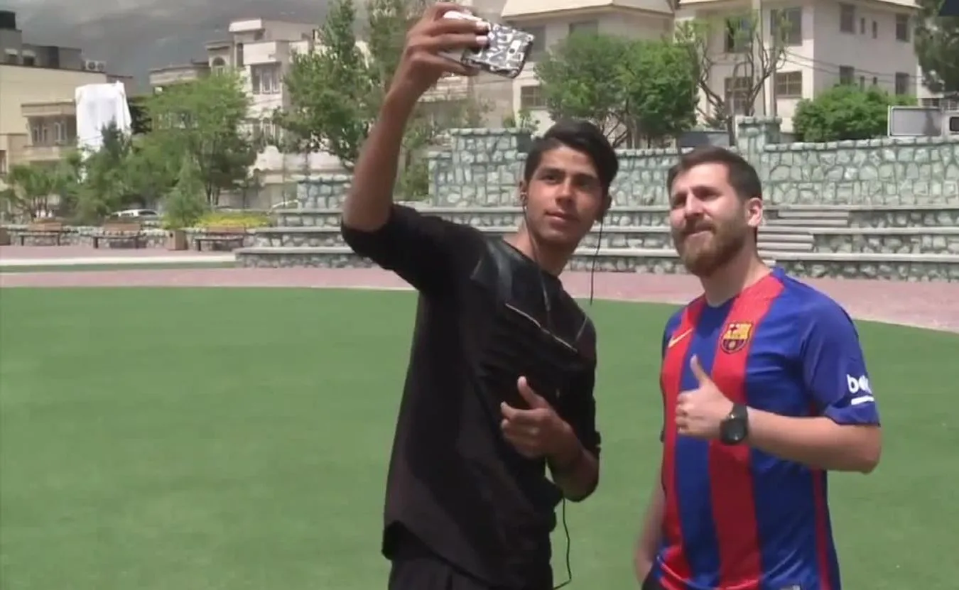 Sobowtór Lionela Messiego