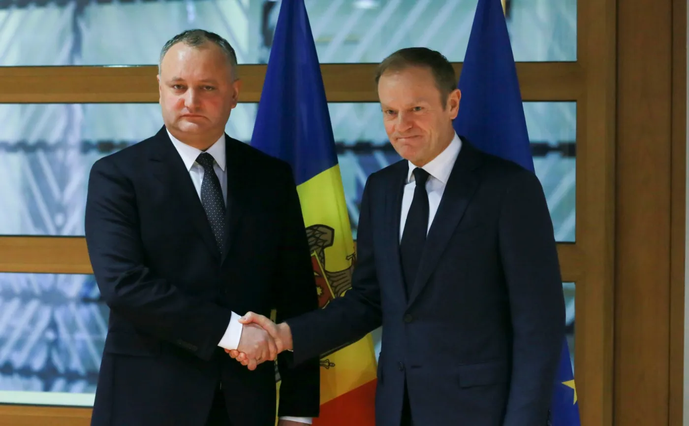 Igor Dodon i Donald Tusk