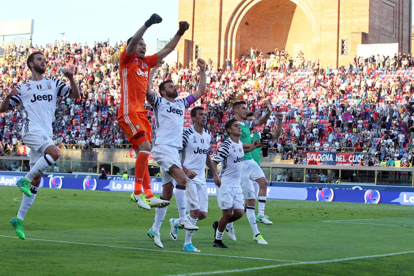 Radość piłkarzy Juventusu