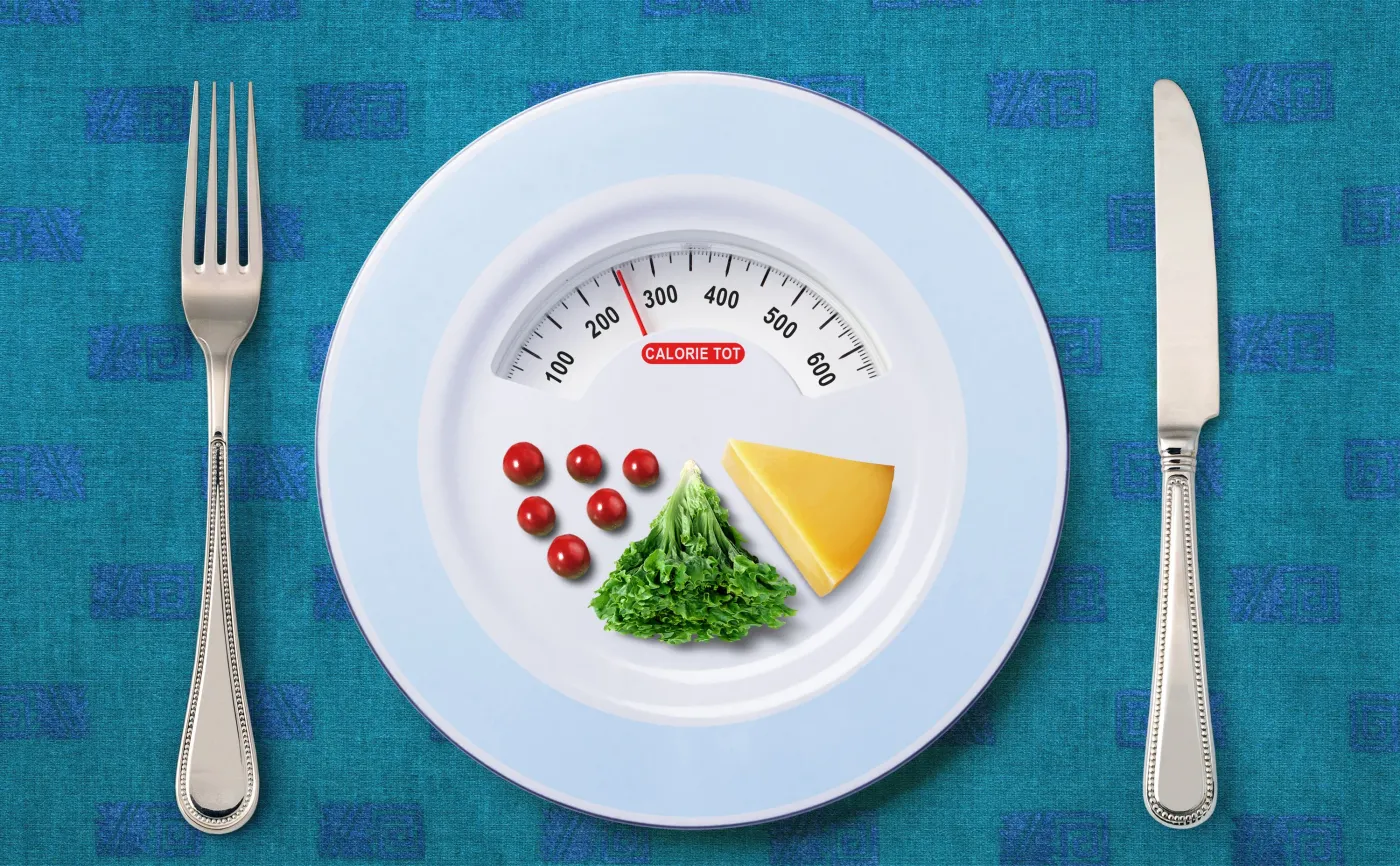 Talerz dla osób na diecie