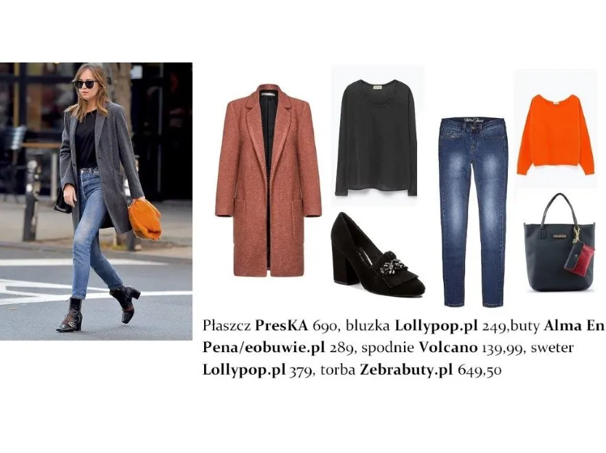 Mistrzyni noszenia ubrań, które ma większość kobiet. STYLIZACJE inspirowane zestawami Dakoty Johnson