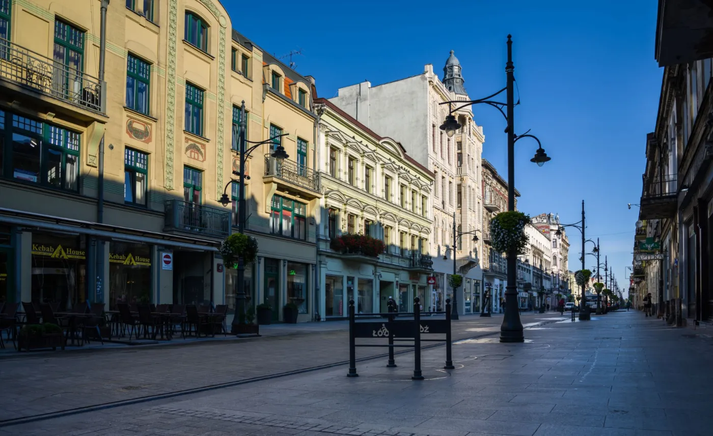 Ulica Piotrkowska w Łodzi