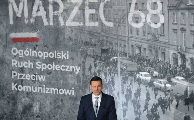 Premier: Marzec'68 dla Polaków, którzy walczyli o wolność powinien być powodem do dumy, a nie do wstydu