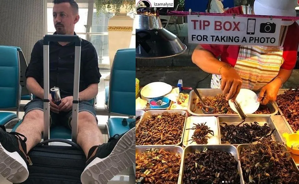 Bułka z bananem? Nie tym razem. Oto czym zajada się Adam Małysz na wakacjach [GALERIA]