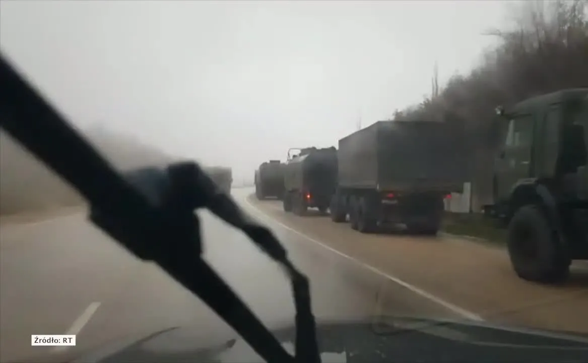 Rosyjski konwój wojskowy