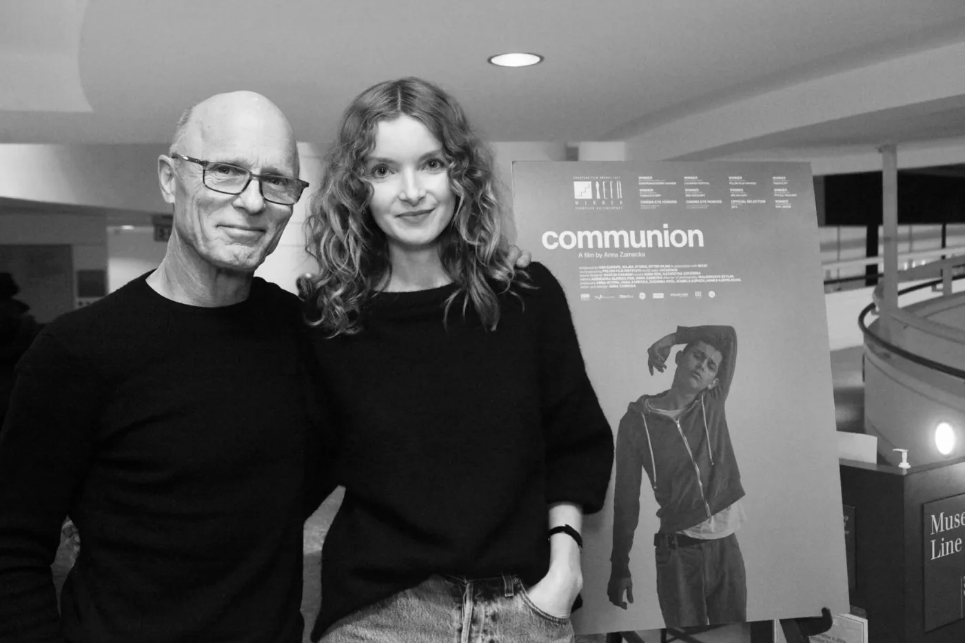 Ed Harris z Anną Zamęcką