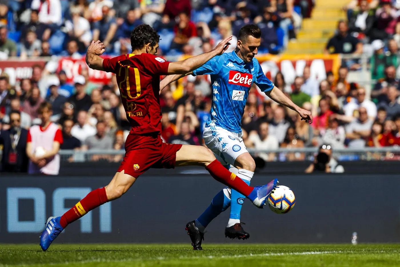 Arkadiusz Milik (z prawej)