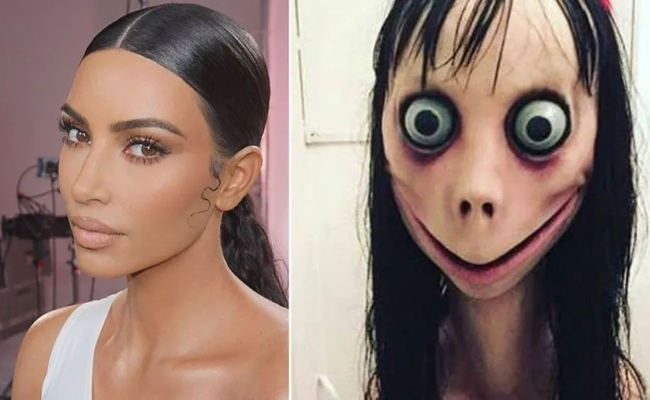 Kim Kardashian walczy z laleczką Momo. Chodzi o przerażające wyzwanie dla dzieci