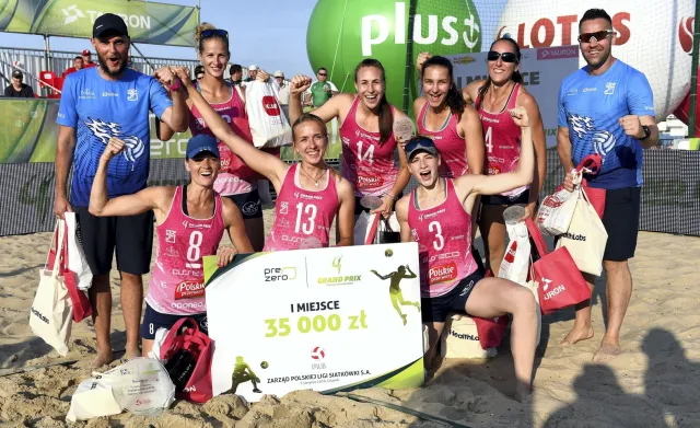 Grand Prix PLS: Siatkarki Pałacu Bydgoszcz najlepsze na plaży w Gdańsku