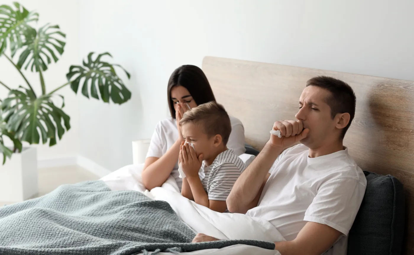 Chorzy członkowie rodziny