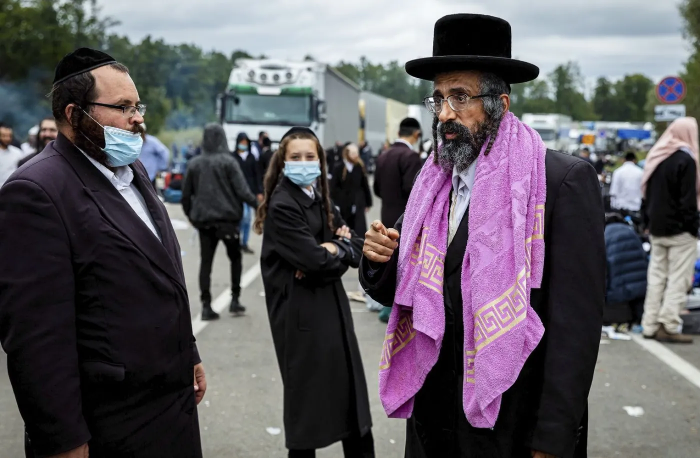 Chasydzi koczujący na granicy Białorusi z Ukrainą opuścili przejście