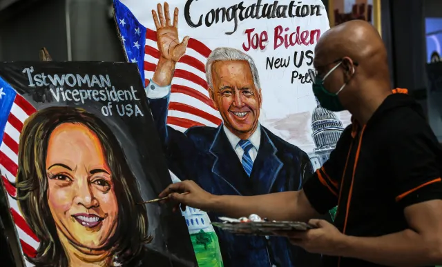 Joe Biden i Kamala Harris z nagrodą "Człowiek roku" tygodnika "Time"