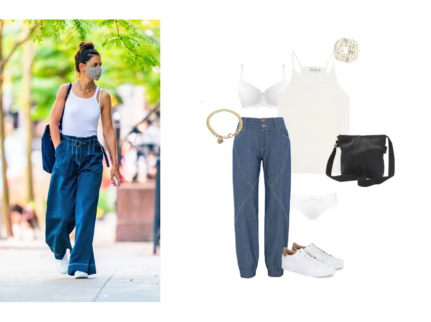 Denim z bielą na 5 sposobów. STYLIZACJE na kilka miejskich okoliczności