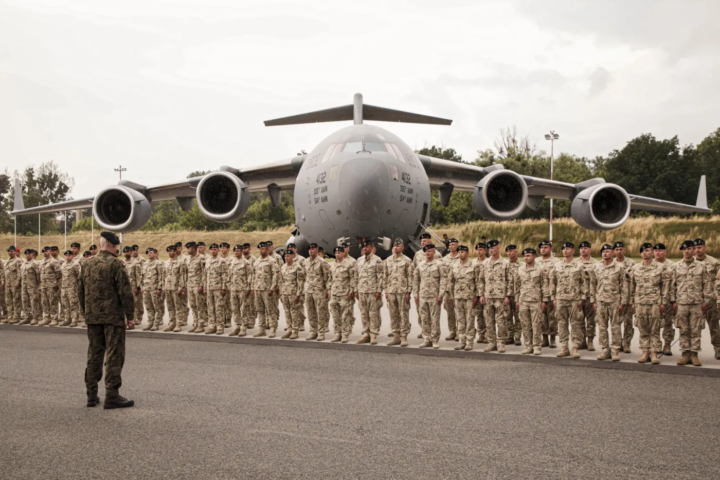 Powrót polskich żołnierzy