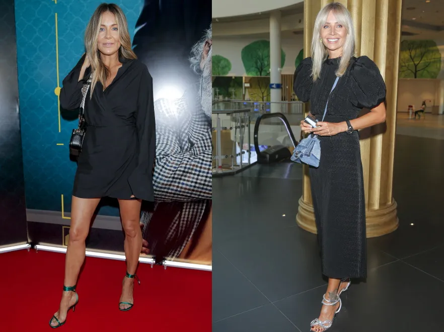 Stylowa "bitwa" równolatek: Małgosia Rozenek-Majdan i Agnieszka Woźniak-Starak na premierze "Czarnej owcy"