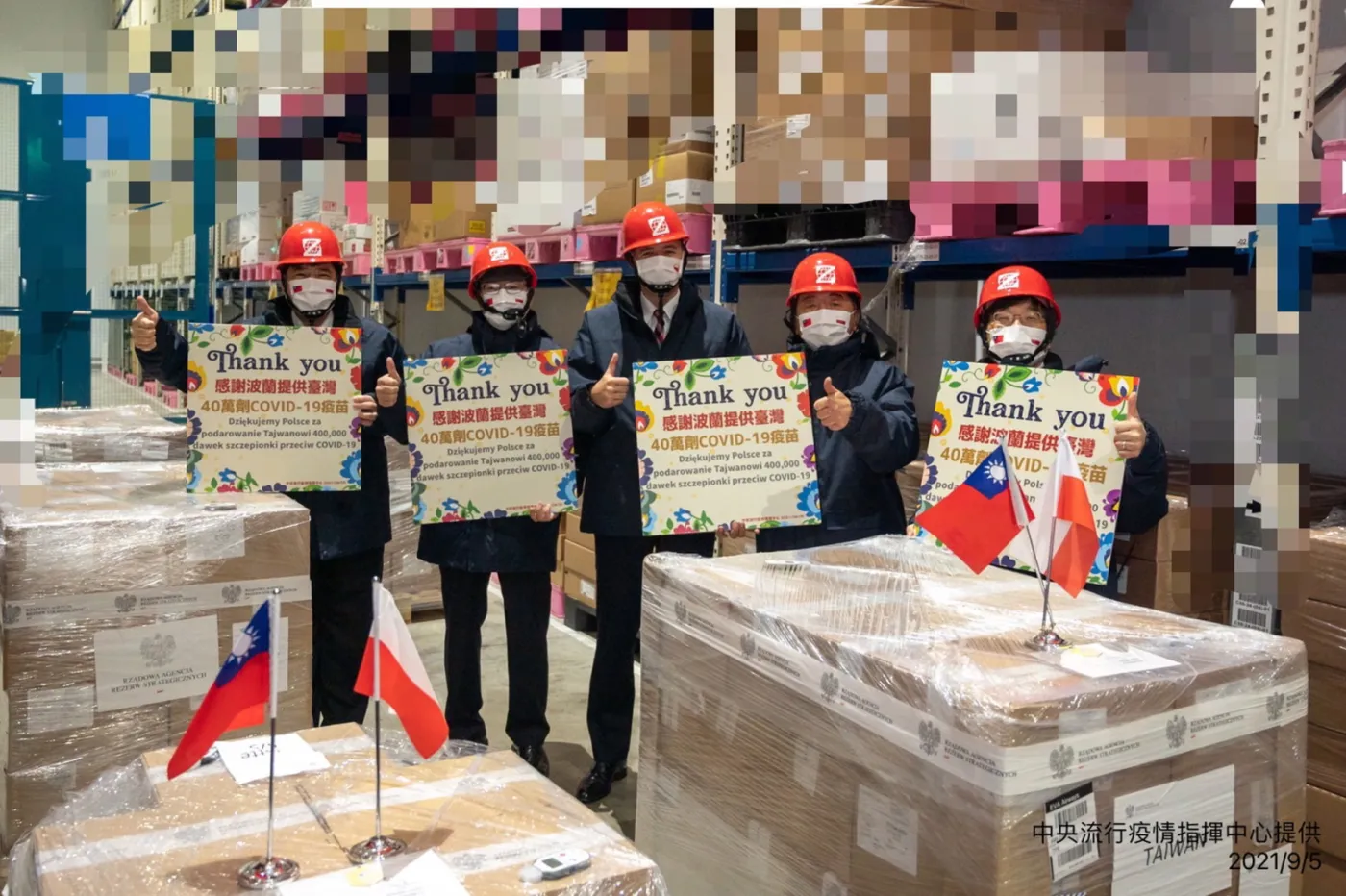 Entuzjazm na Tajwanie po podarowaniu przez Polskę szczepionek przeciw Covid-19