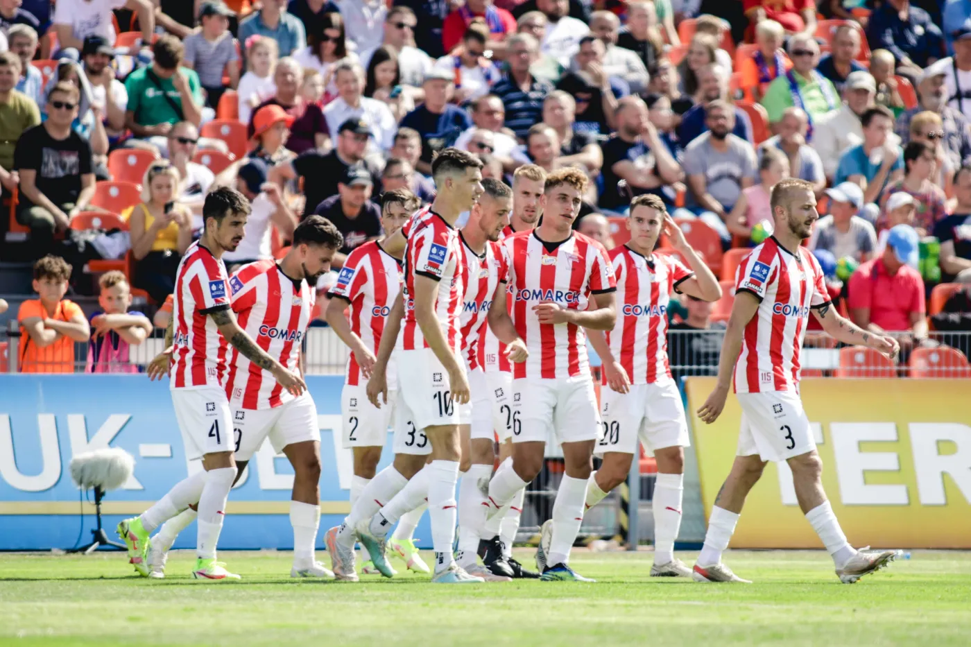 Radość piłkarzy Cracovii