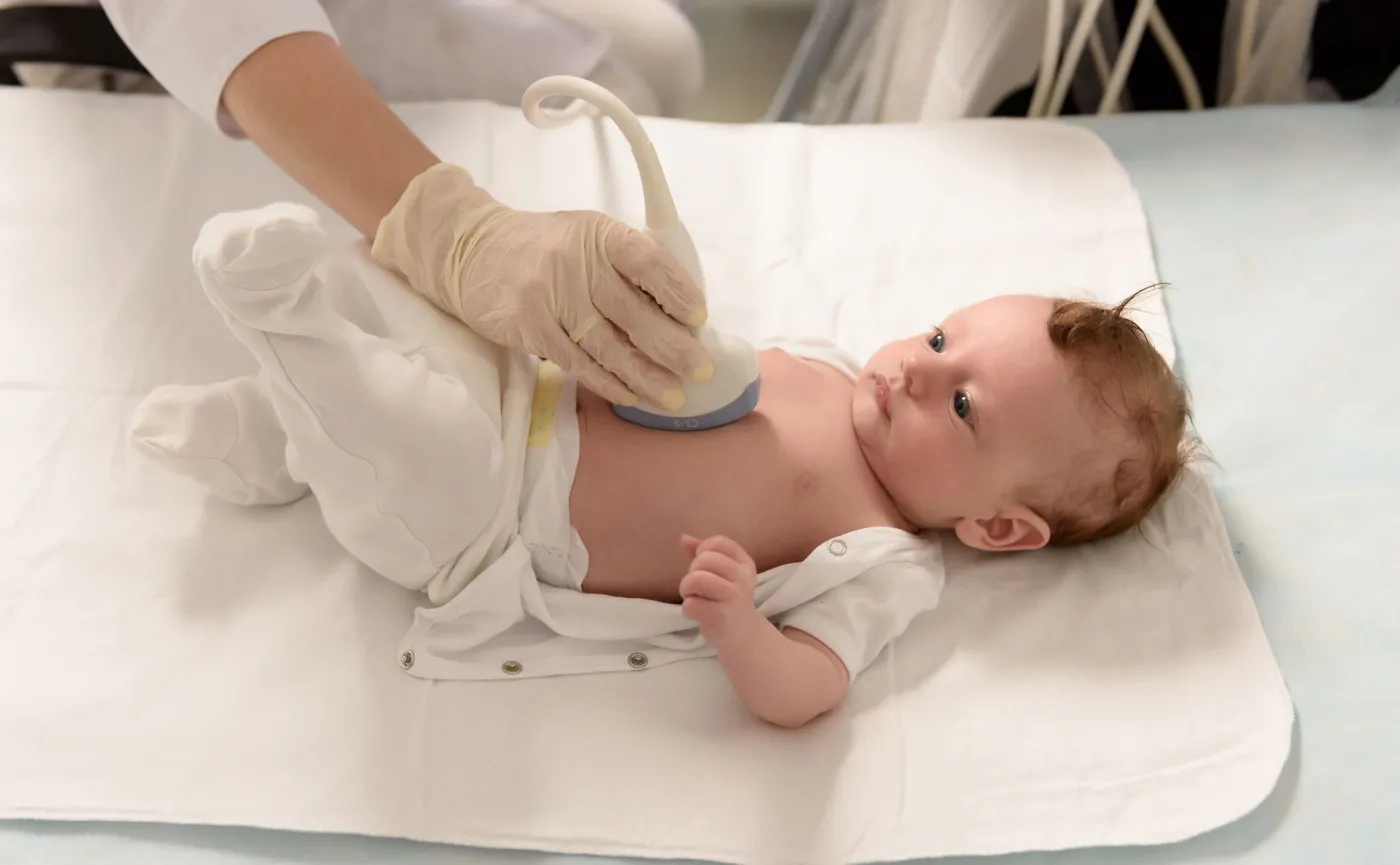 USG brzucha u niemowlaka