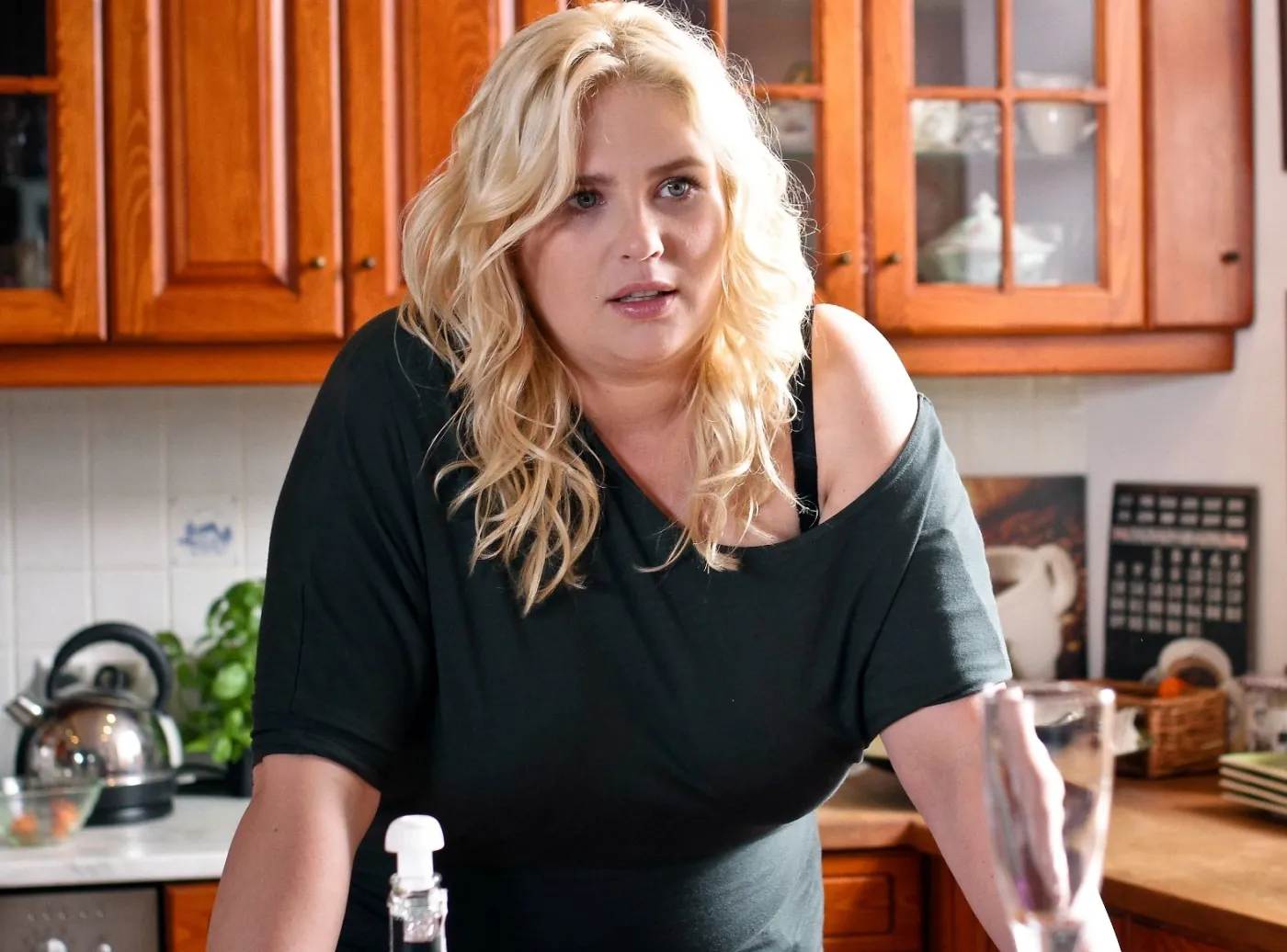 Romanowska na wizji pozdrowiła ojca w szpitalu. "Wracaj do nas szybko"