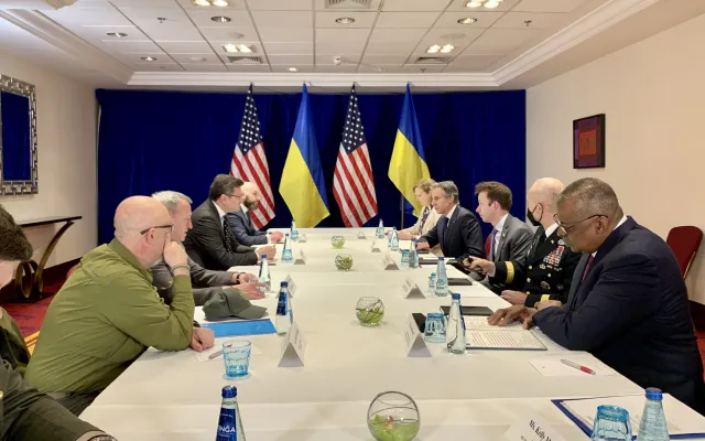 Biden dołączył do spotkania ministrów obrony i spraw zagranicznych USA i Ukrainy