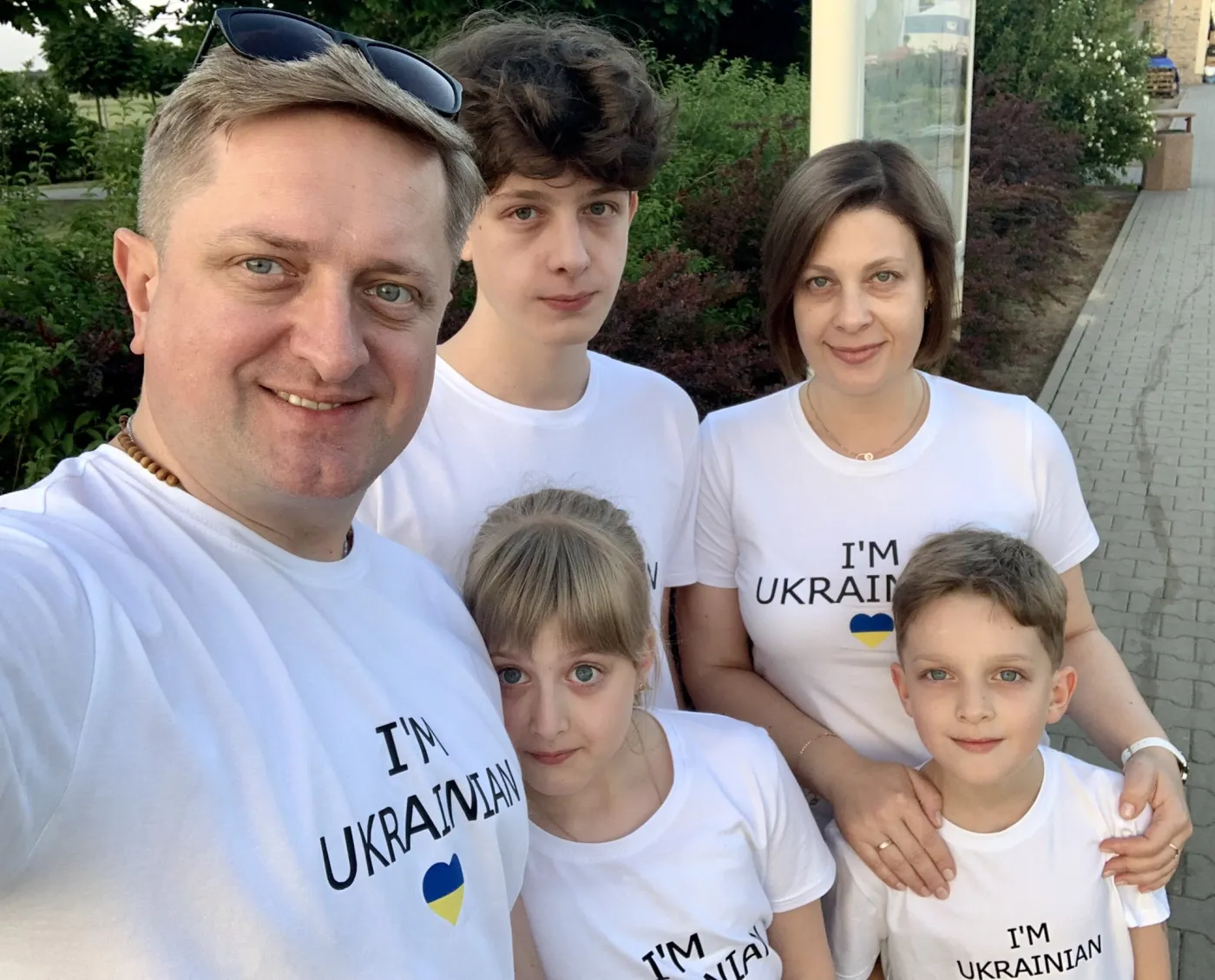 Wasyl Zwarycz z rodziną