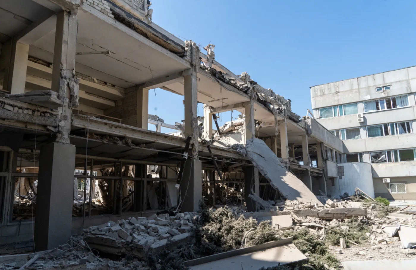 Zniszczenia w Charkowie