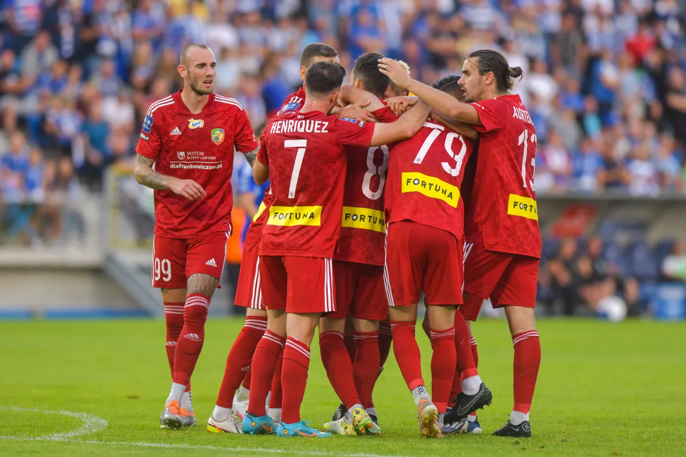 Piłkarze Miedzi Legnica