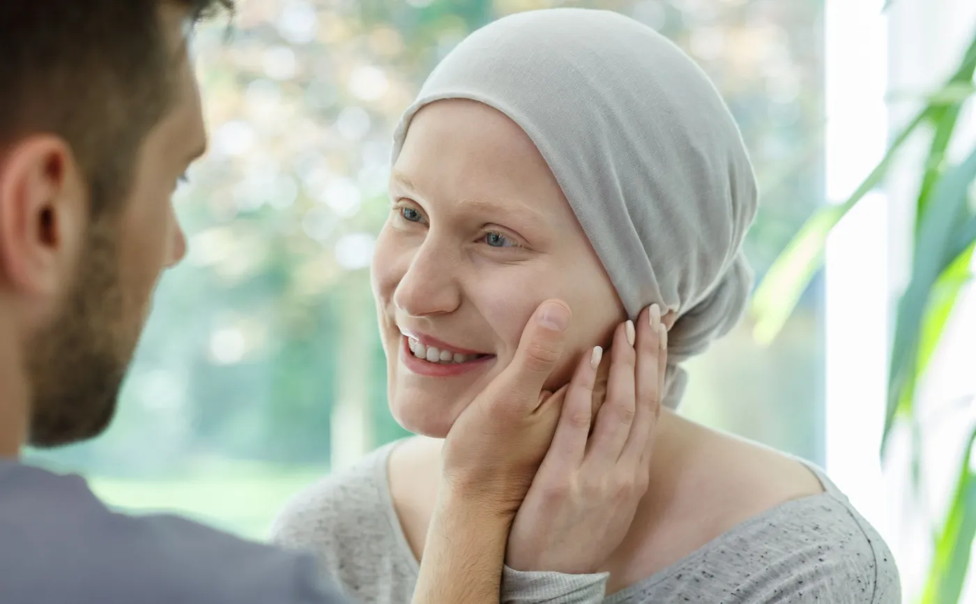 Kobieta chora na nowotwór