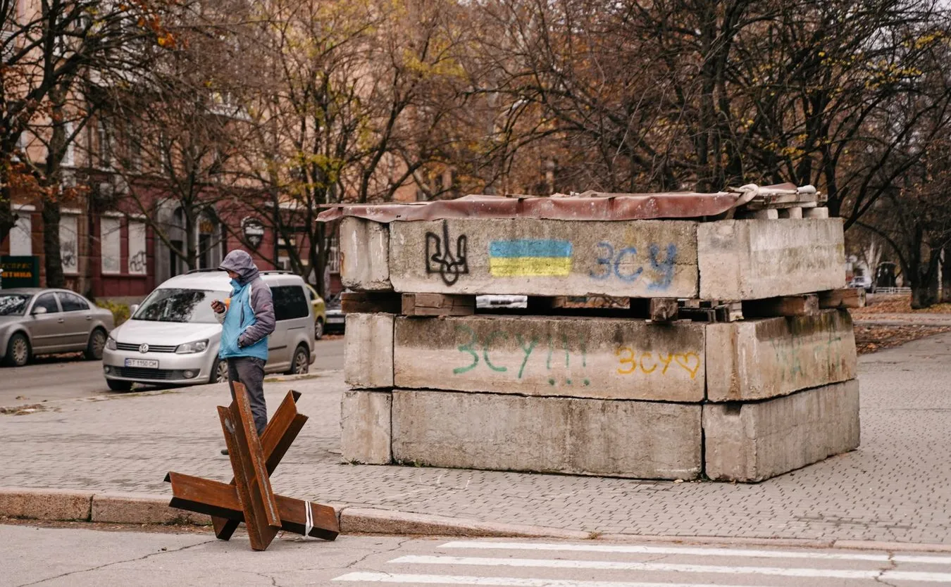 plac w centrum Chersonia