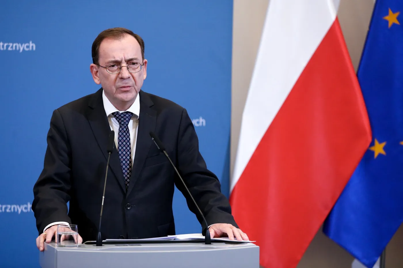 Eksplozja w KGP. Kamiński spotkał się z Monastyrskim. Obecny był też gen. Szymczyk