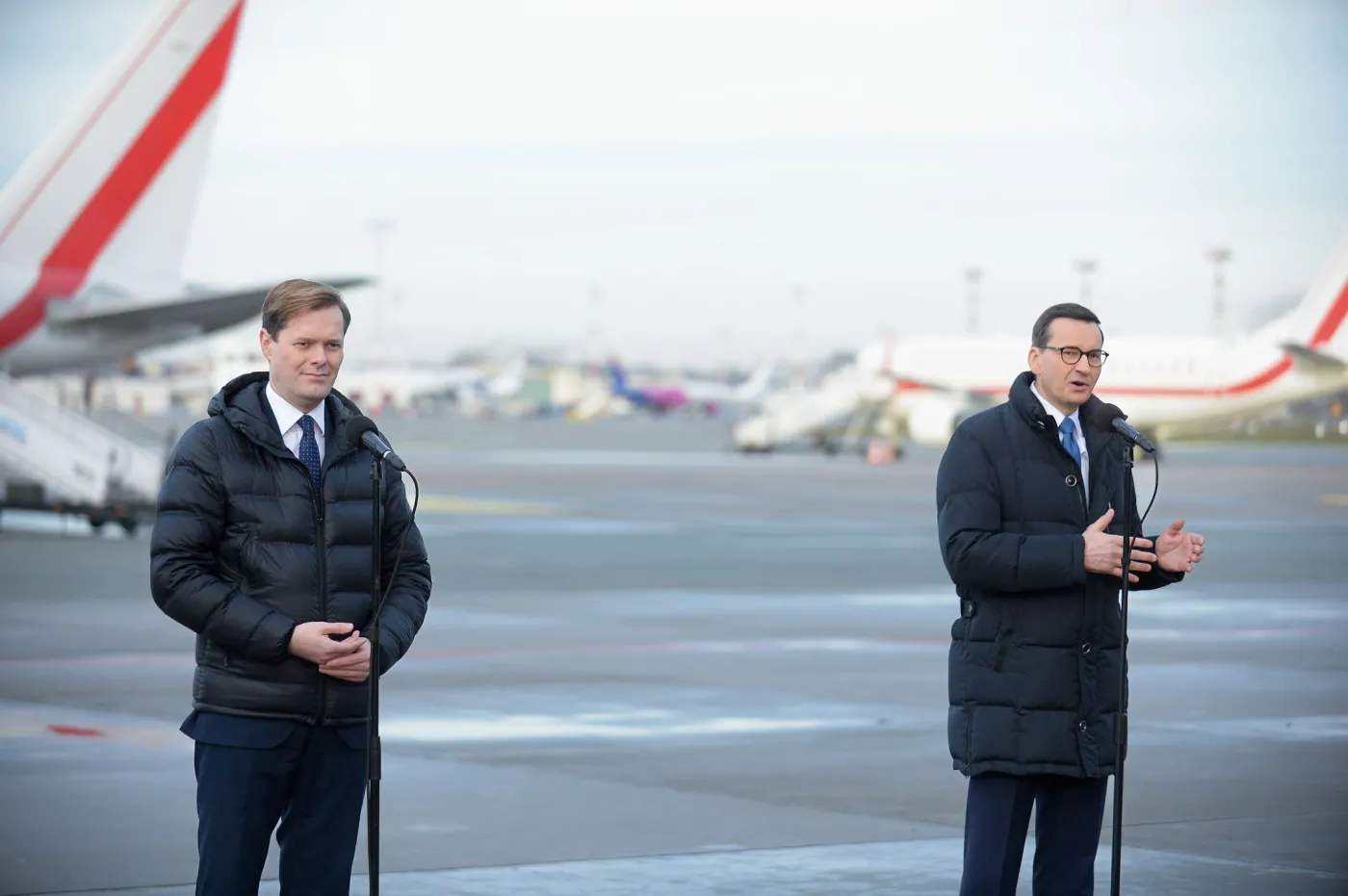 Mateusz Morawiecki, Jarosław Krajewski