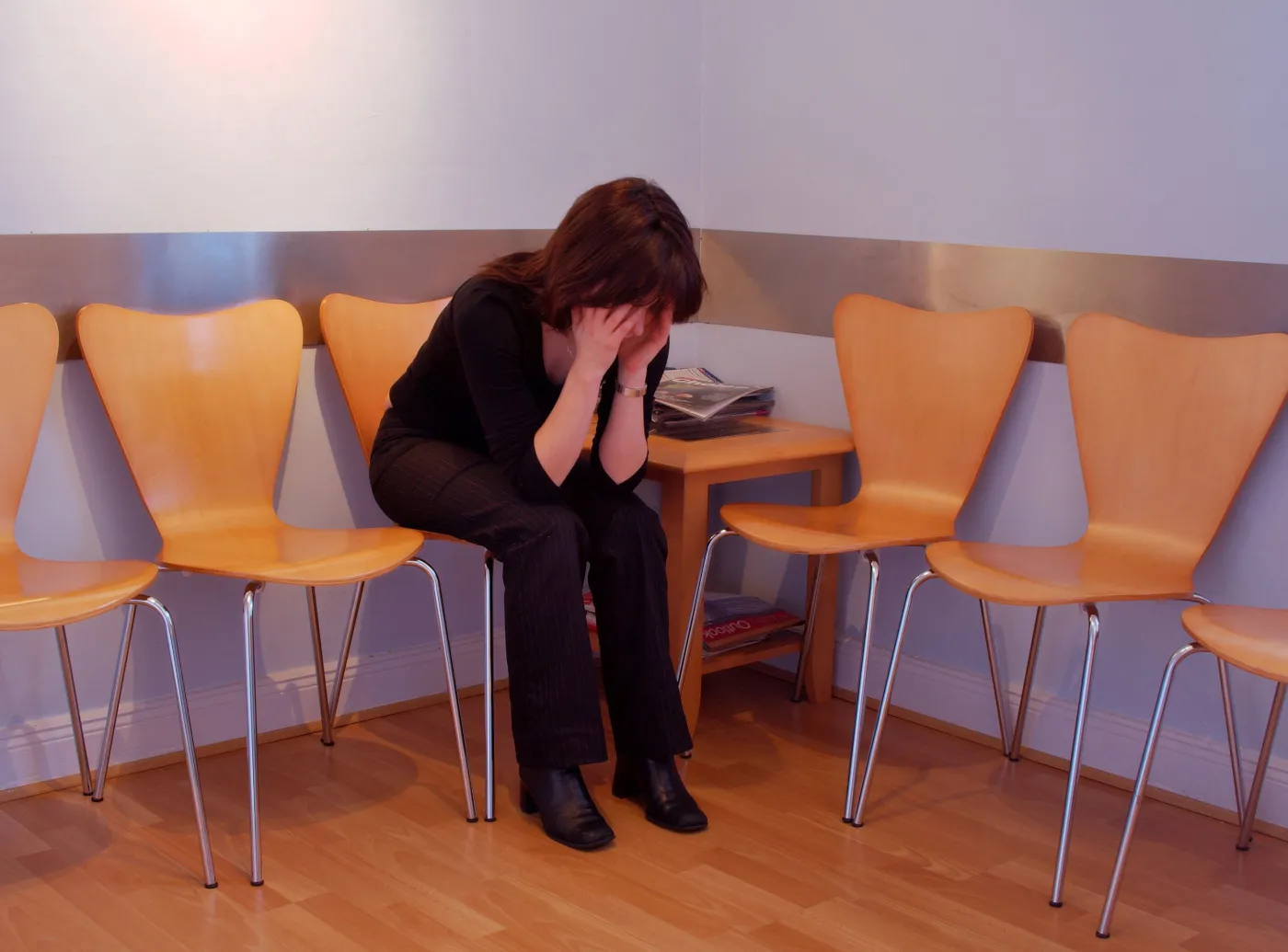 pacjent poczekalnia lekarz