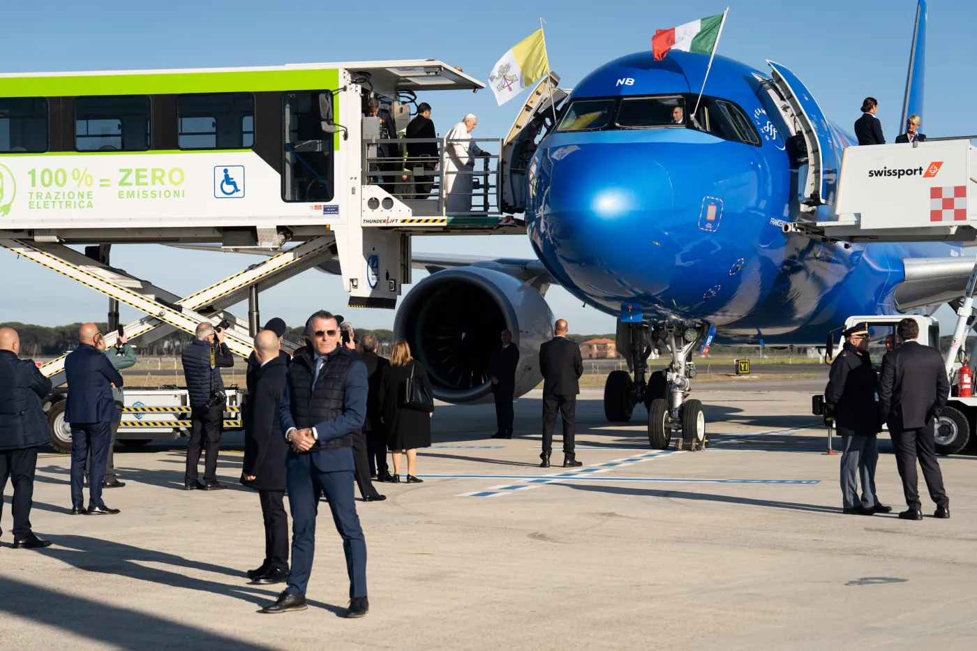 Papież Franciszek przybył do Budapesztu