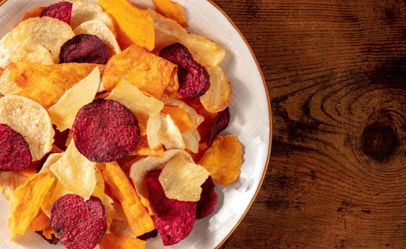 Chipsy warzywne, przekąska