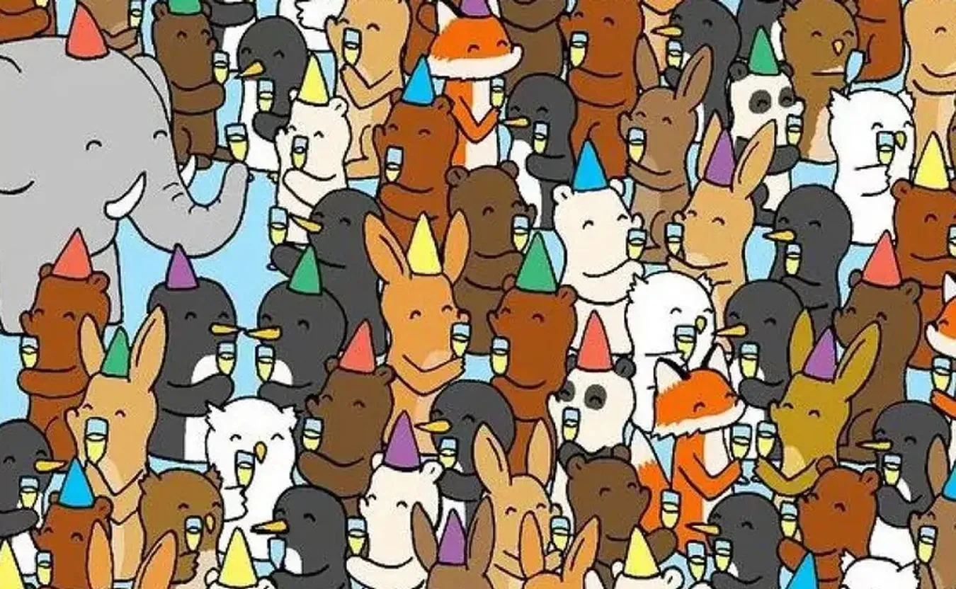 Na obrazku są trzy puste szklanki. Widzisz je? Sprawdź swoją spostrzegawczość!