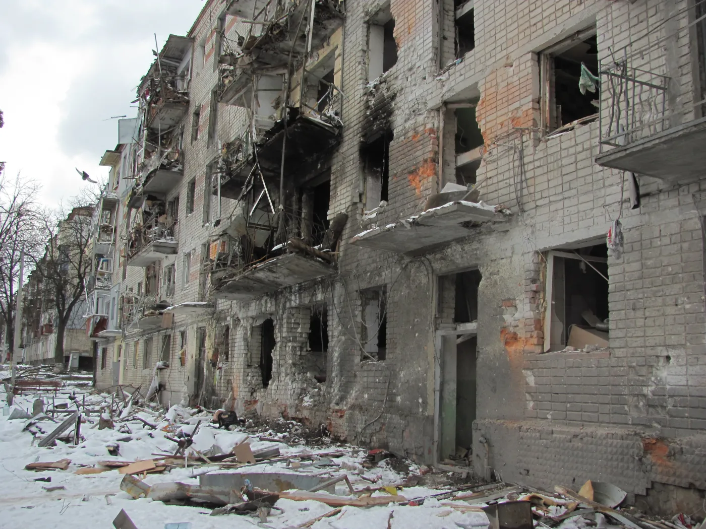 Zniszczenia w Charkowie