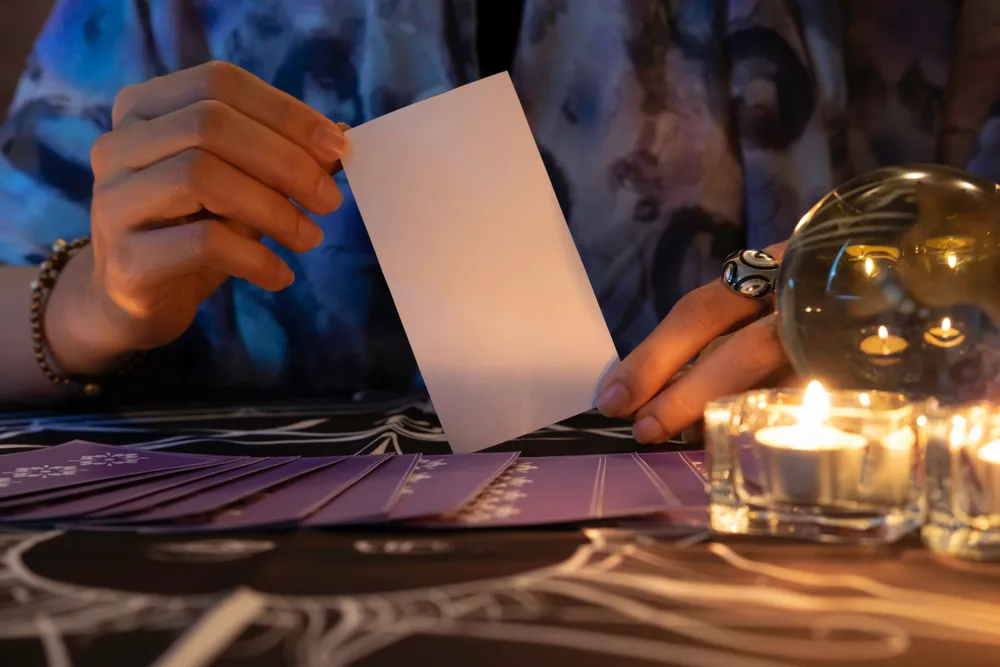 Wróżka magia tarot karty