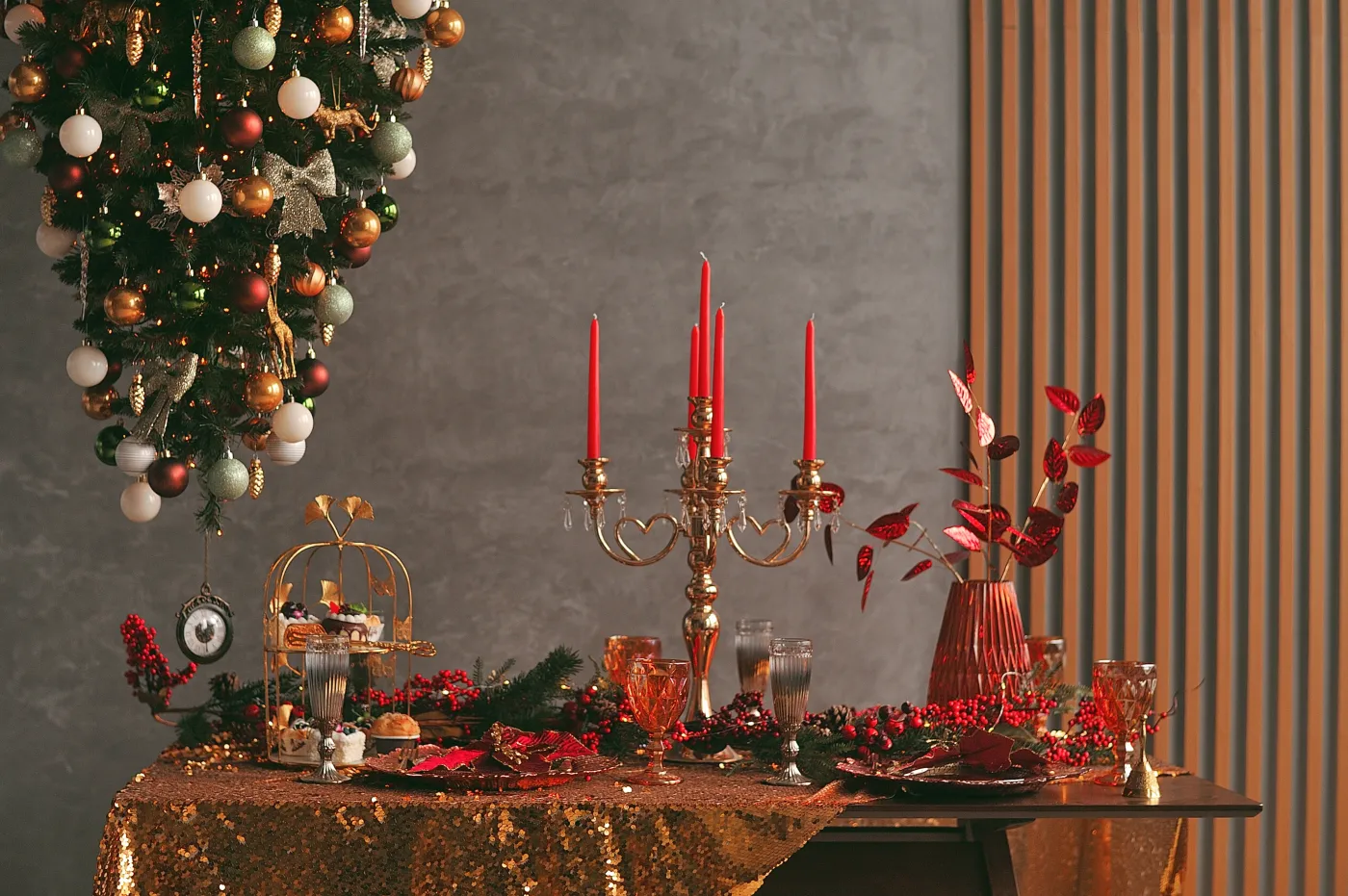 Dawniej Polacy wieszali pod sufitem "odwróconą choinkę". Dlaczego przestali?